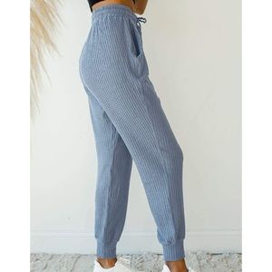 Waffle Knit Joggers size M